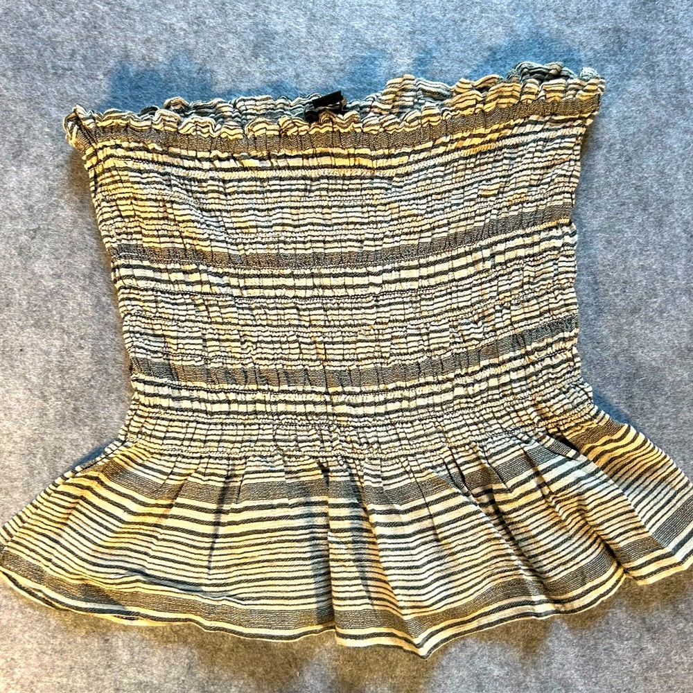 American Eagle tube top, size S, striped, good condition